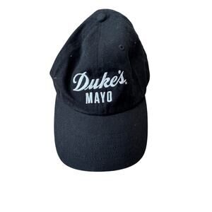 Duke’s Mayo Men's Trucker DAD Cap/ Baseball Cap  Black Embroidered Cotton Hat